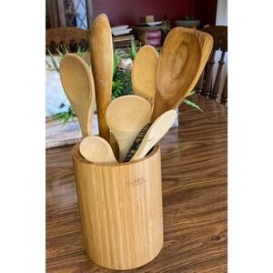 Giada De Laurentiis Bamboo Kitchen Utensil Holder